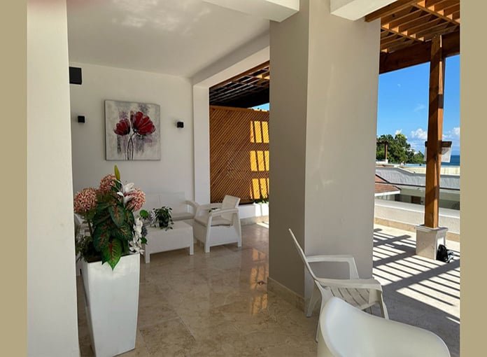Oceanview Apartment for Sale in Samana Town Dominican Republic.