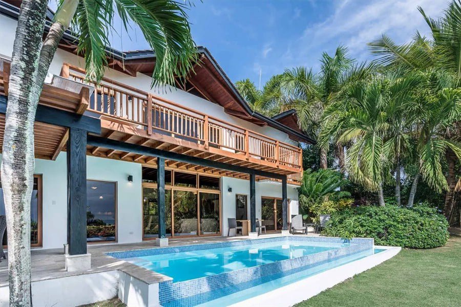 Samana Luxury Villa for Sale with Scenic Views of Samana Bay Dominican Republic.